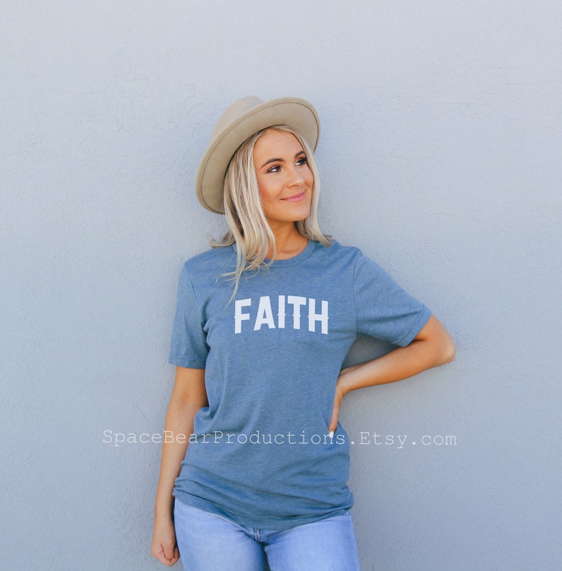 Faith T Shirt Christian Shirt Christian Sweatshirt Faith Shirt Christian Tee Shirt image 2