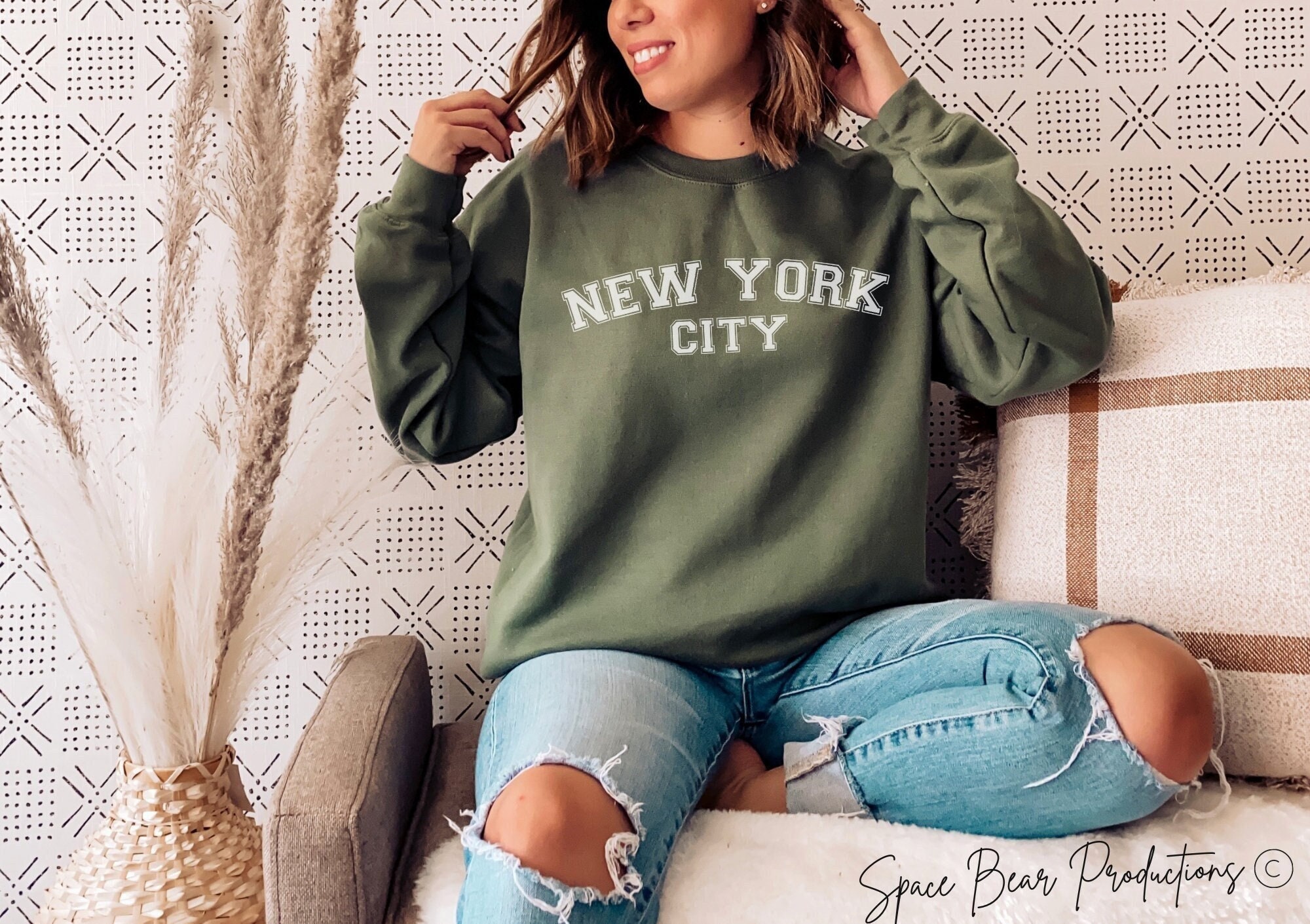New York City Sweatshirt, Crewneck New York City Sweater, New York Sweatshirt, New York Gift, New York Crewneck, NYC Sweatshirt, New York
