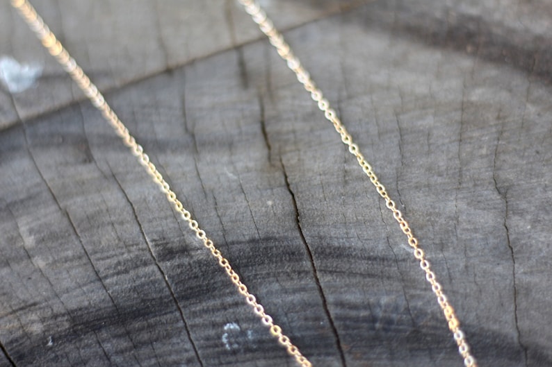 Crystal Necklace Crystals Wire Wrap Crystal Jewelry 14k Gold Chain Necklace Handmade Necklace .925 Sterling Silver Chain Necklace image 5