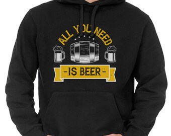 Medium Adults AMERICAN ANGEL Black Hoodie
