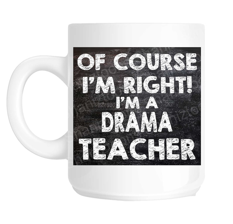 Drama Teacher Novelty Gift Mug Etsy