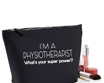 Physiotherapist Thank You Gift Women's Make Up Makeup Accessory Bag