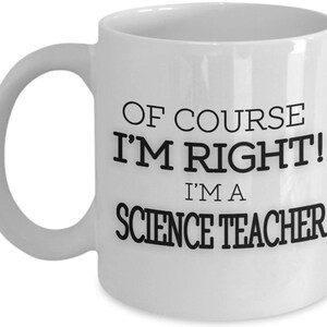 Science Teacher Christmas Novelty Gift Mug