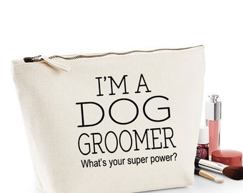 Dog Groomer Thank You Gift Women&#39;s Make Up Accessory Bag Mothers Day