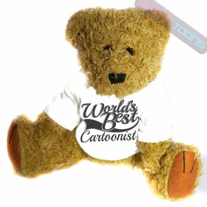 Cartoonist thank you gift teddy bear