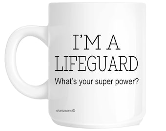 Lifeguard Funny Gift Mug shan393