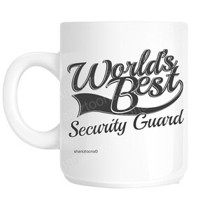 Security Guard World&#39;s Best Novelty Gift Mug shan925