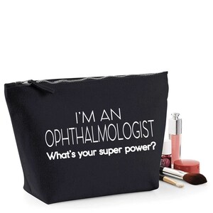 Ophthalmologist Thank You Gift Women&#39;s Make Up Makeup Accessory Bag