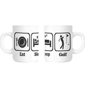 Golfer golf novelty gift mug shan92