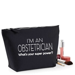 Obstetrician Thank You Gift Women&#39;s Make Up Makeup Accessory Bag