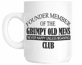 Grumpy Old Man Dad Grandad Fathers Day Gift Mug