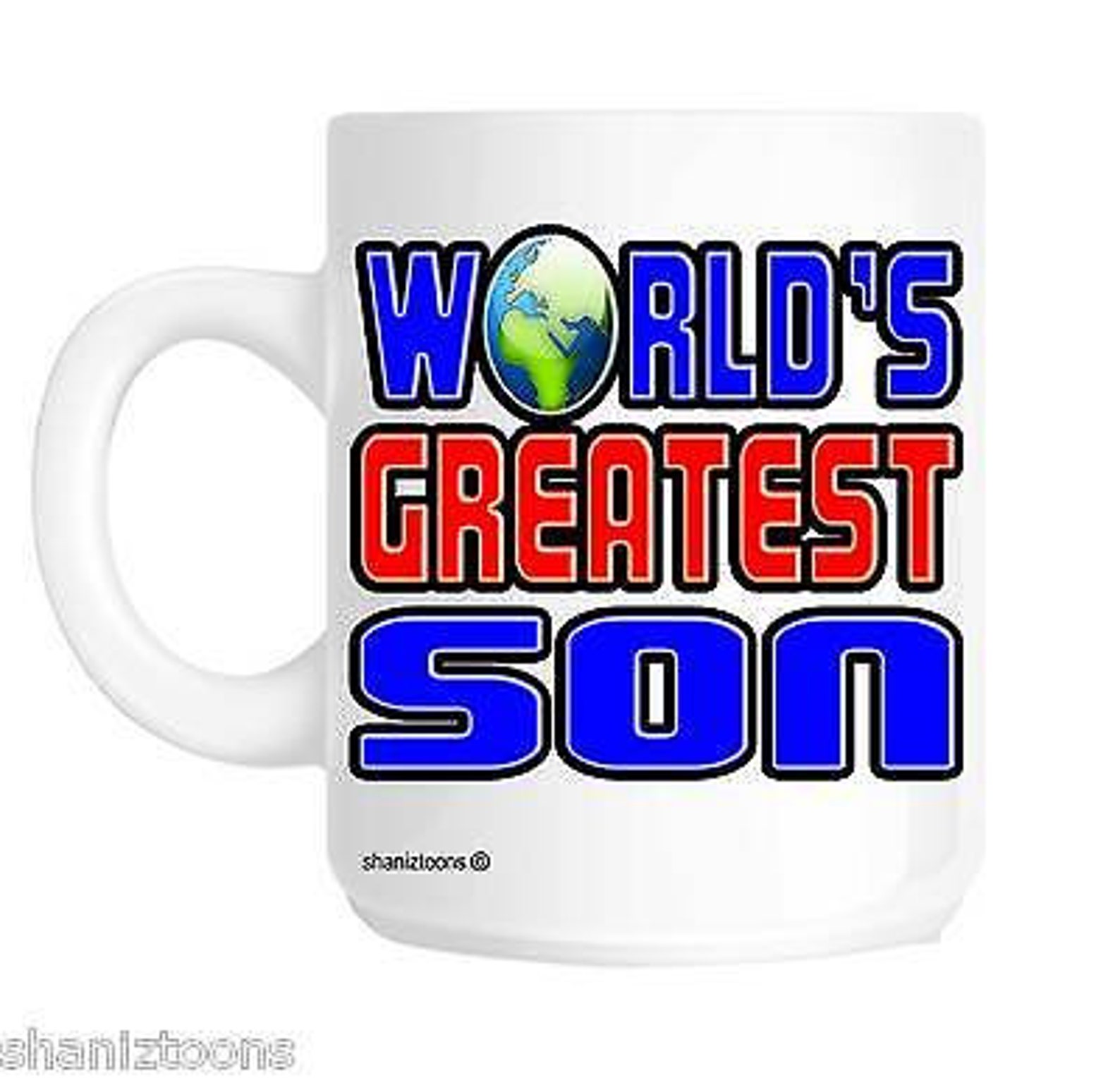 Worlds Greatest Son Novelty Gift Mug Etsy