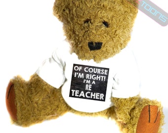 RE professeur nouveauté cadeau Teddy Bear