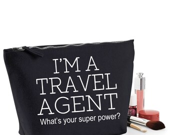 Travel Agent Thank You Gift Women's Make Up Accessory Bag Mothers Day