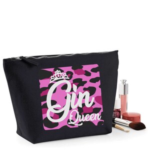 Gin Queen Gift Women&#39;s Makeup Bag Accessory Make Up Case