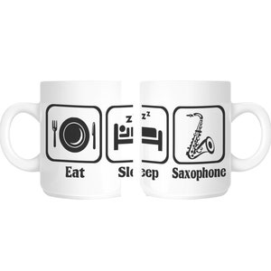 Saxophone sax player novelty gift mug shan98
