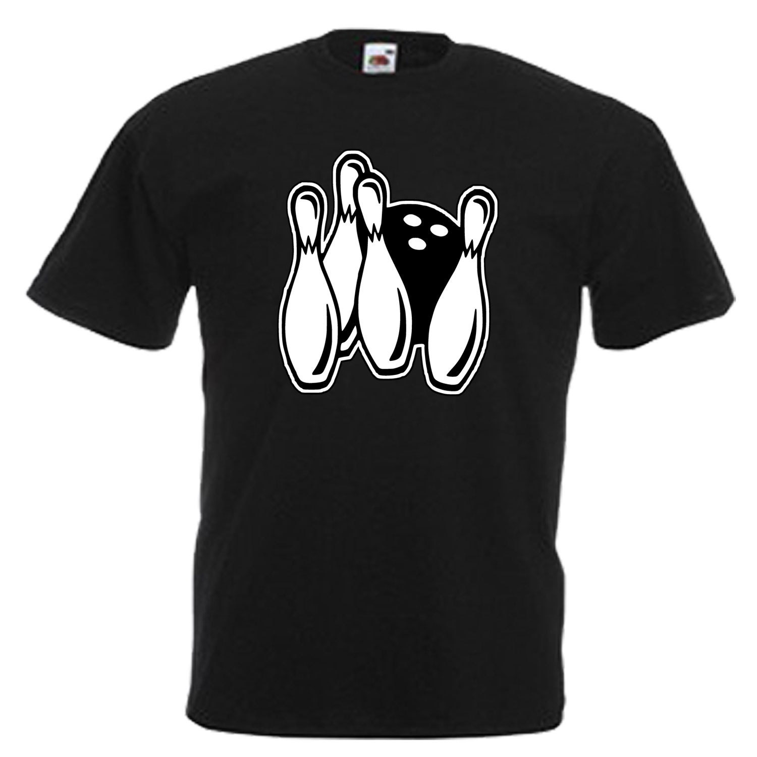 Ten Pin Bowling Adults Black T Shirt Sizes From Small 3XL Etsy