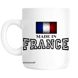 Made Born In France Birthday Gift Mug shan595