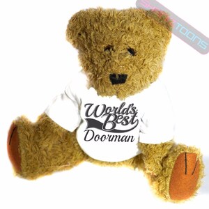 Doorman thank you gift teddy bear
