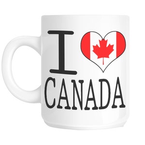 Canada I Love Novelty Gift Mug SHAN134