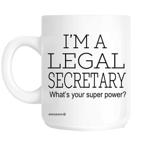 Legal secretary novelty gift mug shan389