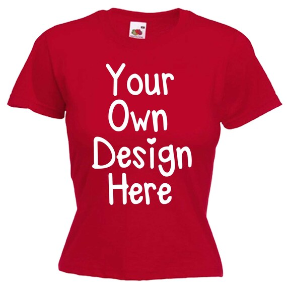 red t shirt womens uk