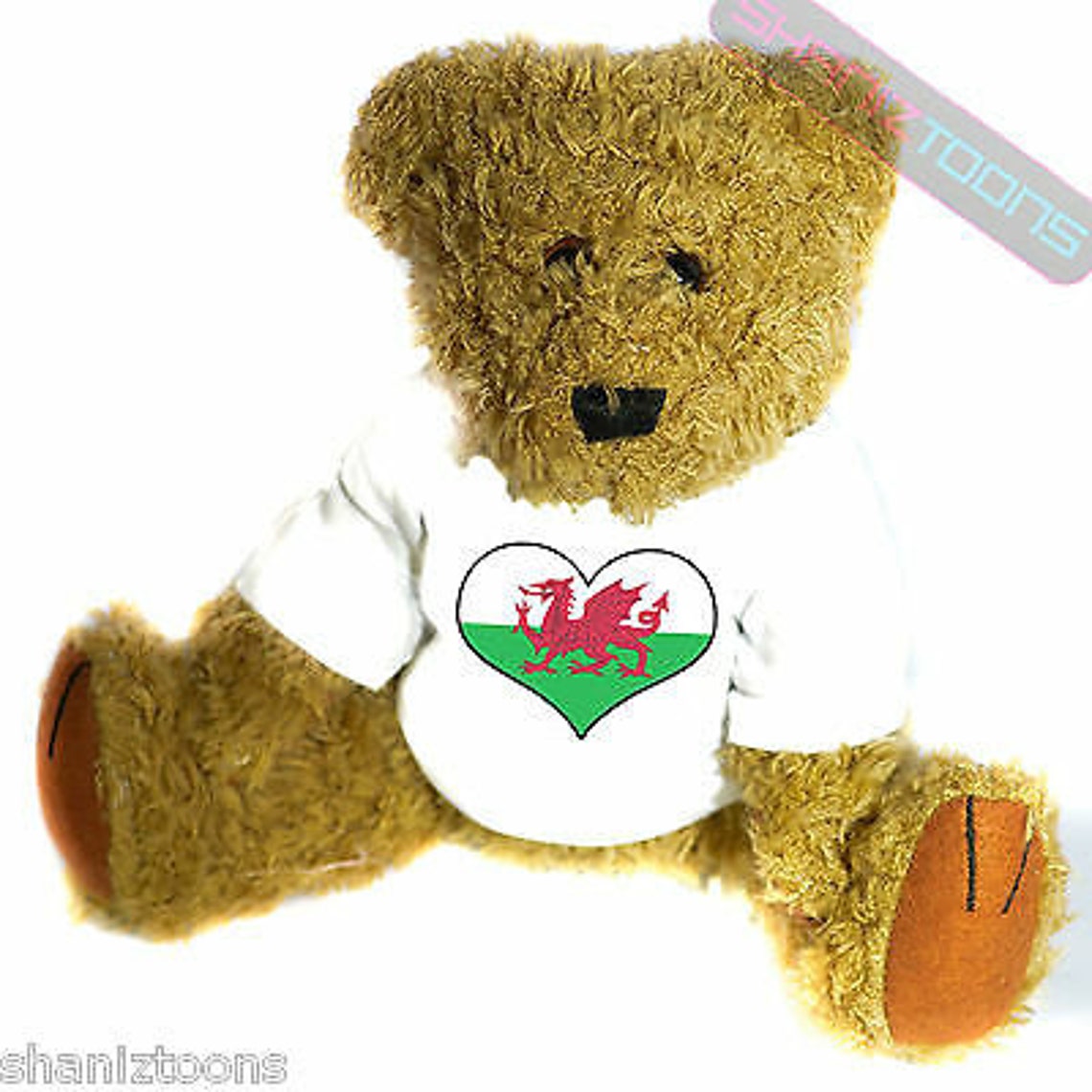 Wales Love Heart Flag Novelty Gift Teddy Bear Etsy
