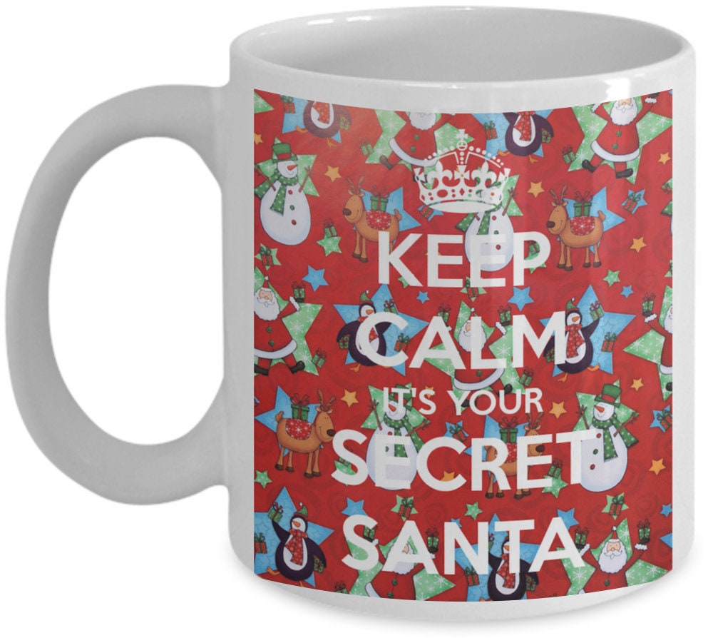 Secret Santa Funny Office Novelty Gift Christmas Mug Etsy