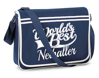 Netball Player Gift Retro Messenger Bag