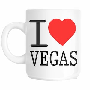 I Love Heart Vegas Las Vegas USA Novelty Gift Mug shan752
