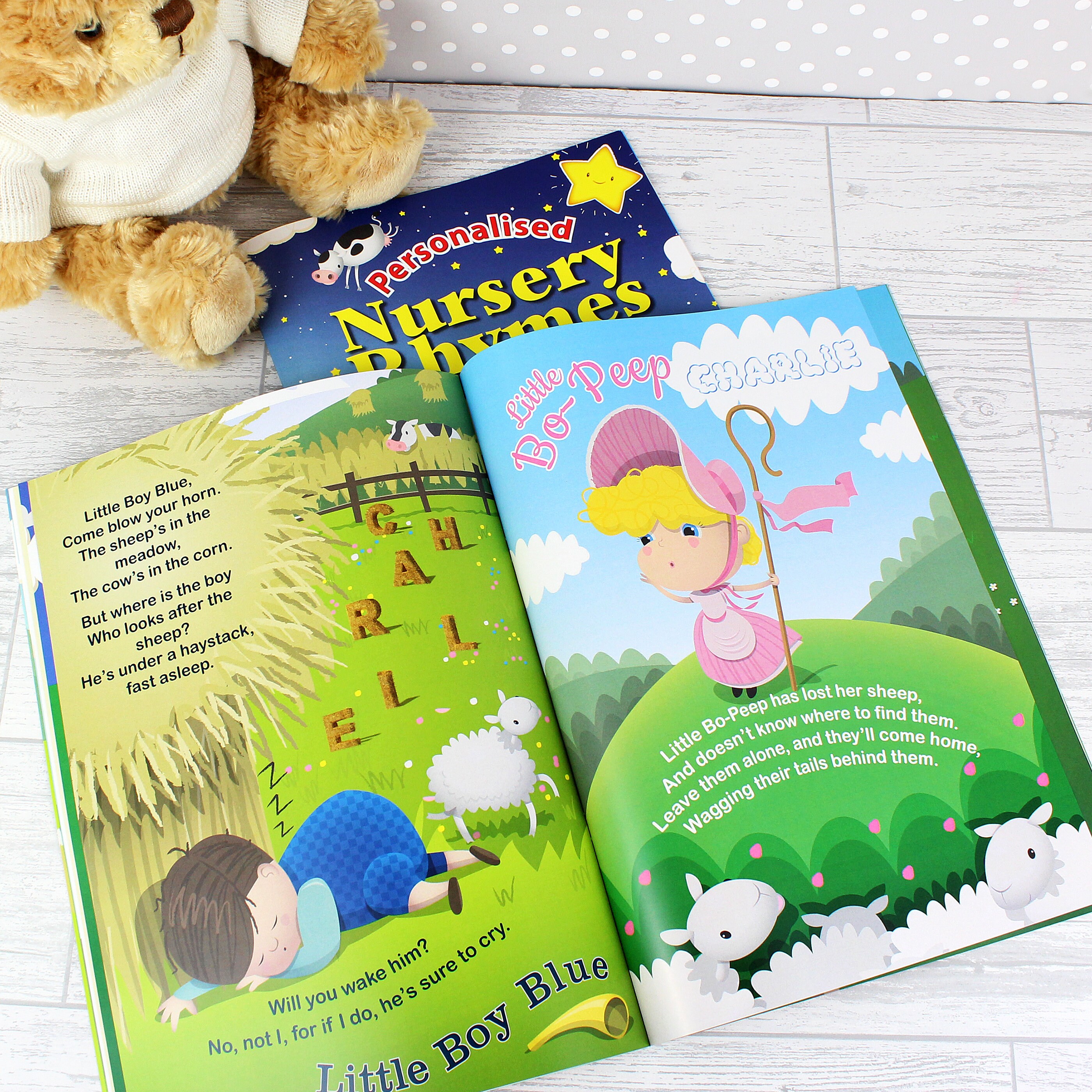 Personalised Nursery Rhyme Book Etsy