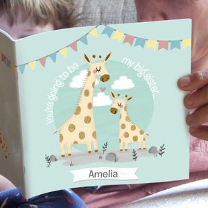 Personalised Big Sister Story Book - Personalised Book  - New Sibling gift