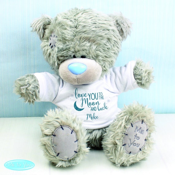 i love you to the moon and back teddy bear
