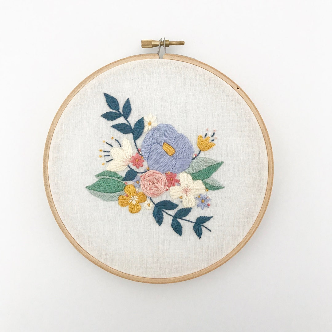 Flowers in Her Hair Embroidery Pattern (PDF)