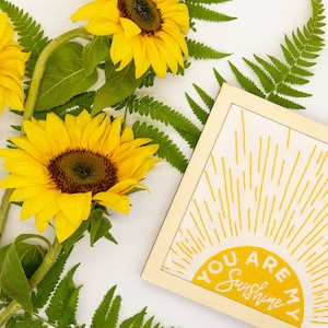 Sunshine Embroidery Pattern, PDF Embroidery Pattern, You Are My Sunshine Embroidery Pattern, Sun Embroidery, Digital Download