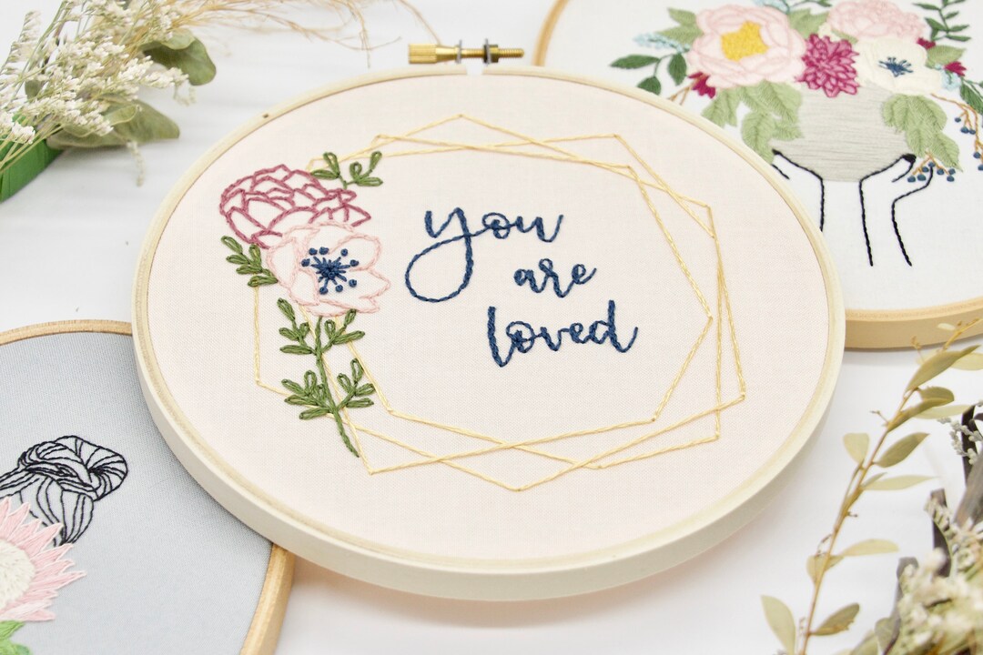 Buy You Are Loved Embroidery Pattern PDF Embroidery Pattern Online in