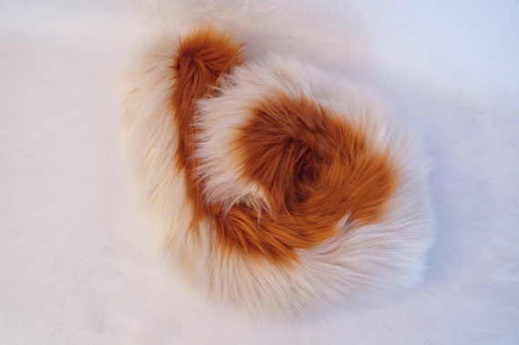 Red Husky Shiba Inu Faux Fur Tail