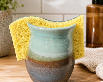 Keramische sponshouder / Handgemaakt aardewerk