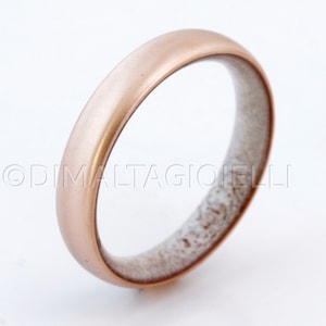 copper wedding band antler ring antler man ring engagement ring Antler wedding band