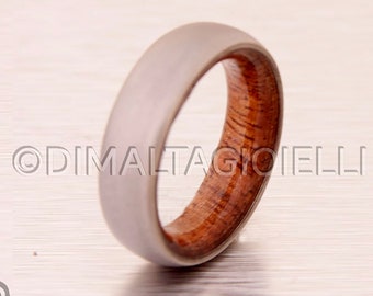 Koa-Holz-Ring / Herren-Holz-Ring / Herren-Damen-Größe