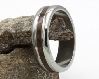 Dinosaur Bone Ring, Dinosaur Ring, Mens Wedding Band, Mens Promise Ring, Wedding Band, Husband Birthday Gift, Titanium men ring
