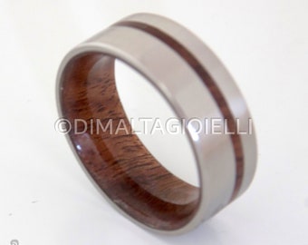 koa ring wood wedding band mens wedding band wood ring flat band engagement wood ring