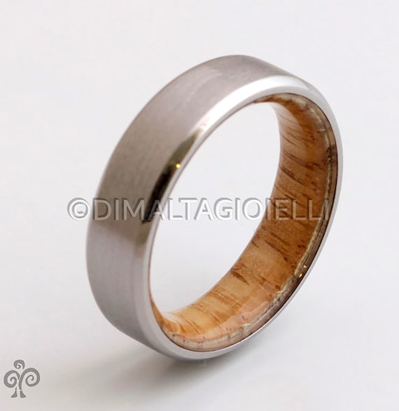 Mens Wedding Band Mens Ring Mens Wood Wedding Band Rustic Etsy