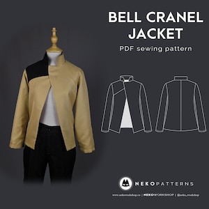 Bell Cranel [Jacket] - PDF Sewing Pattern｜Male XL size