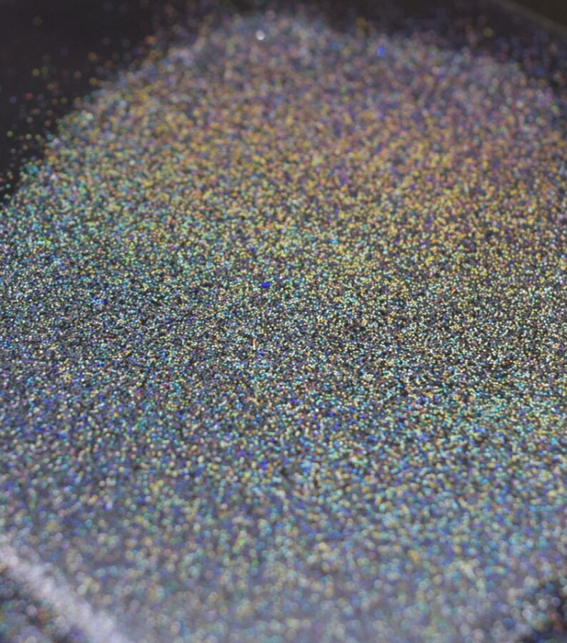 Gunmetal Gray .002 Holographic Metal Flake Glitter Painting Automotive