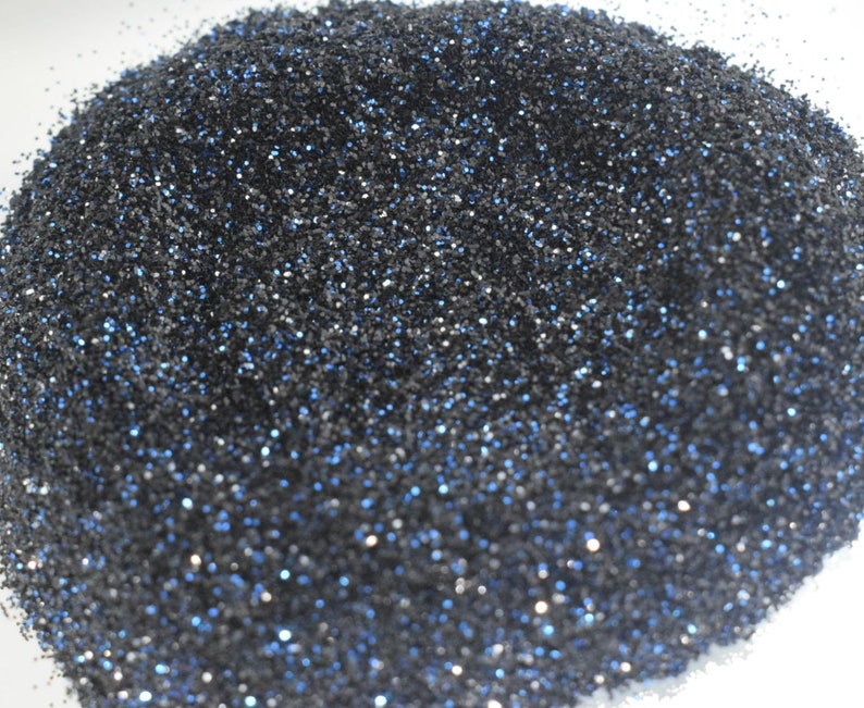 Midnight Blue Hex Metal Flake 0.008 .008 Hex Glitter Solvent image 3