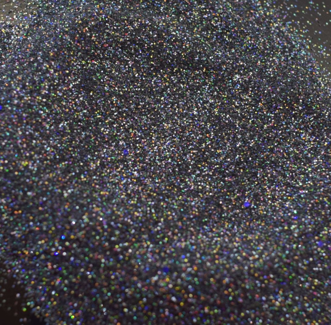 Gunmetal Gray .002 Holographic Metal Flake Glitter Painting Automotive