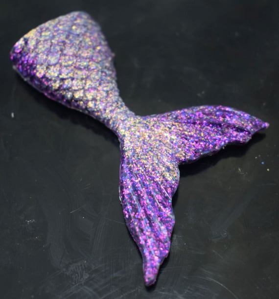 Custom Glitter Nautical Mermaid Tail Handmade Refrigerator - Etsy