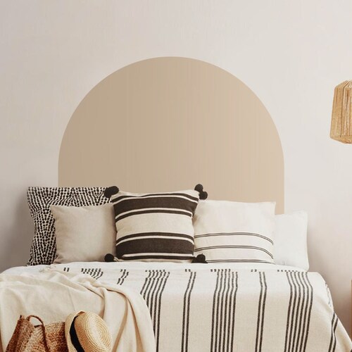 Peel and Stick Headboard Wall Sticker Boho Arch Wall Decal Etsy