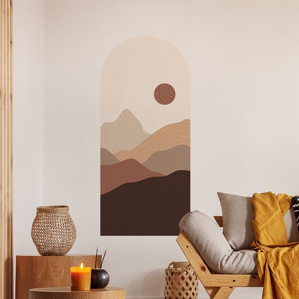 Wall Decals Living Room Boho - Etsy